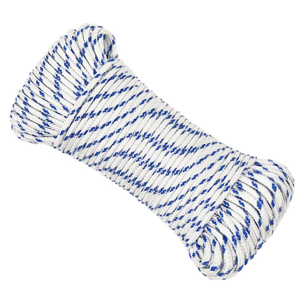 Corda de barco 4 mm 500 m polipropileno branco
