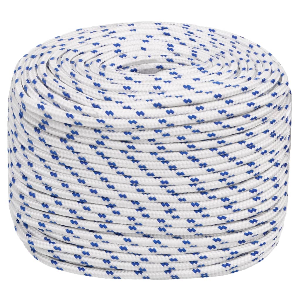 Corda de barco 8 mm 50 m polipropileno branco