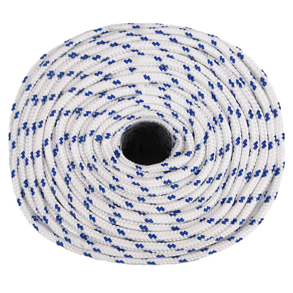 Corda de barco 10 mm 100 m polipropileno branco