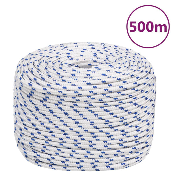 Corda de barco 10 mm 500 m polipropileno branco
