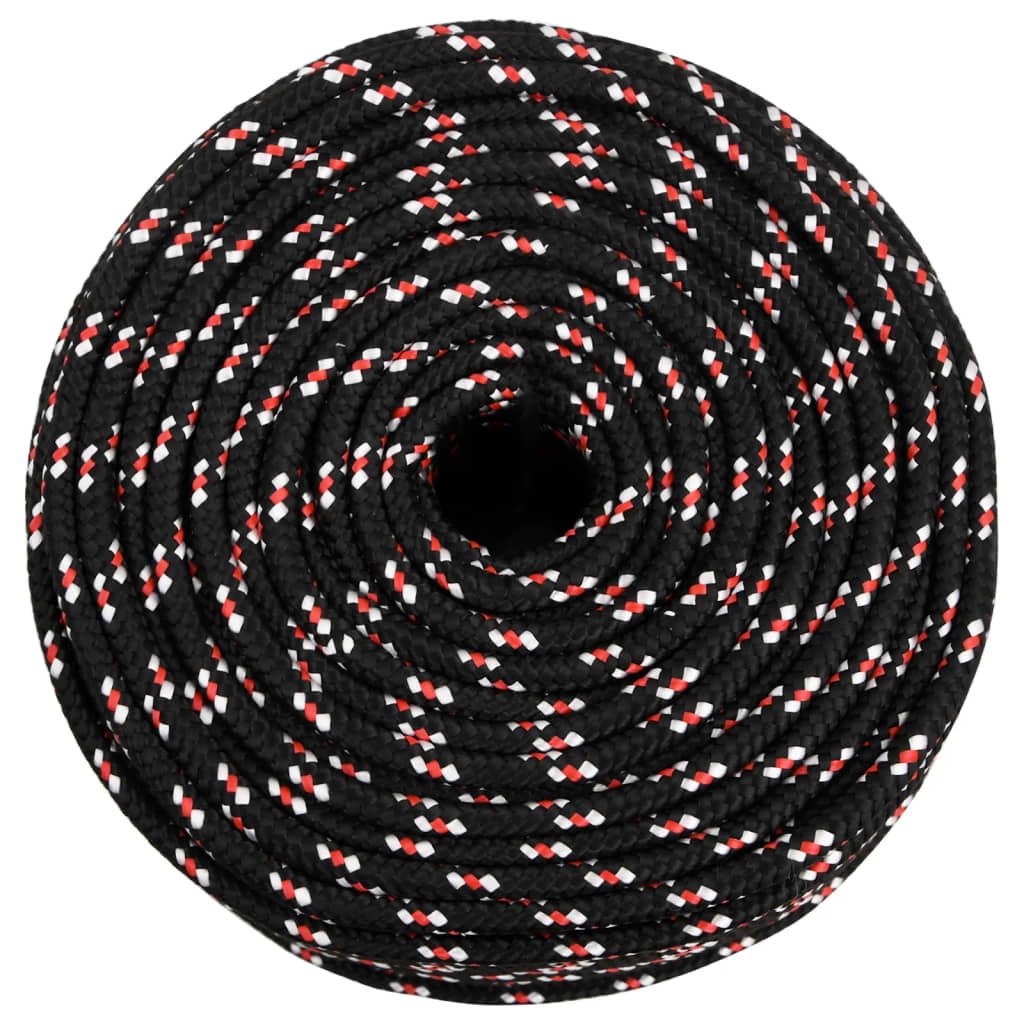 Corda de barco 8 mm 50 m polipropileno preto