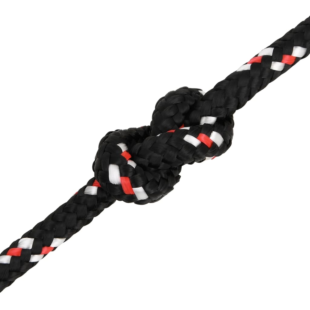 Corda de barco 8 mm 50 m polipropileno preto