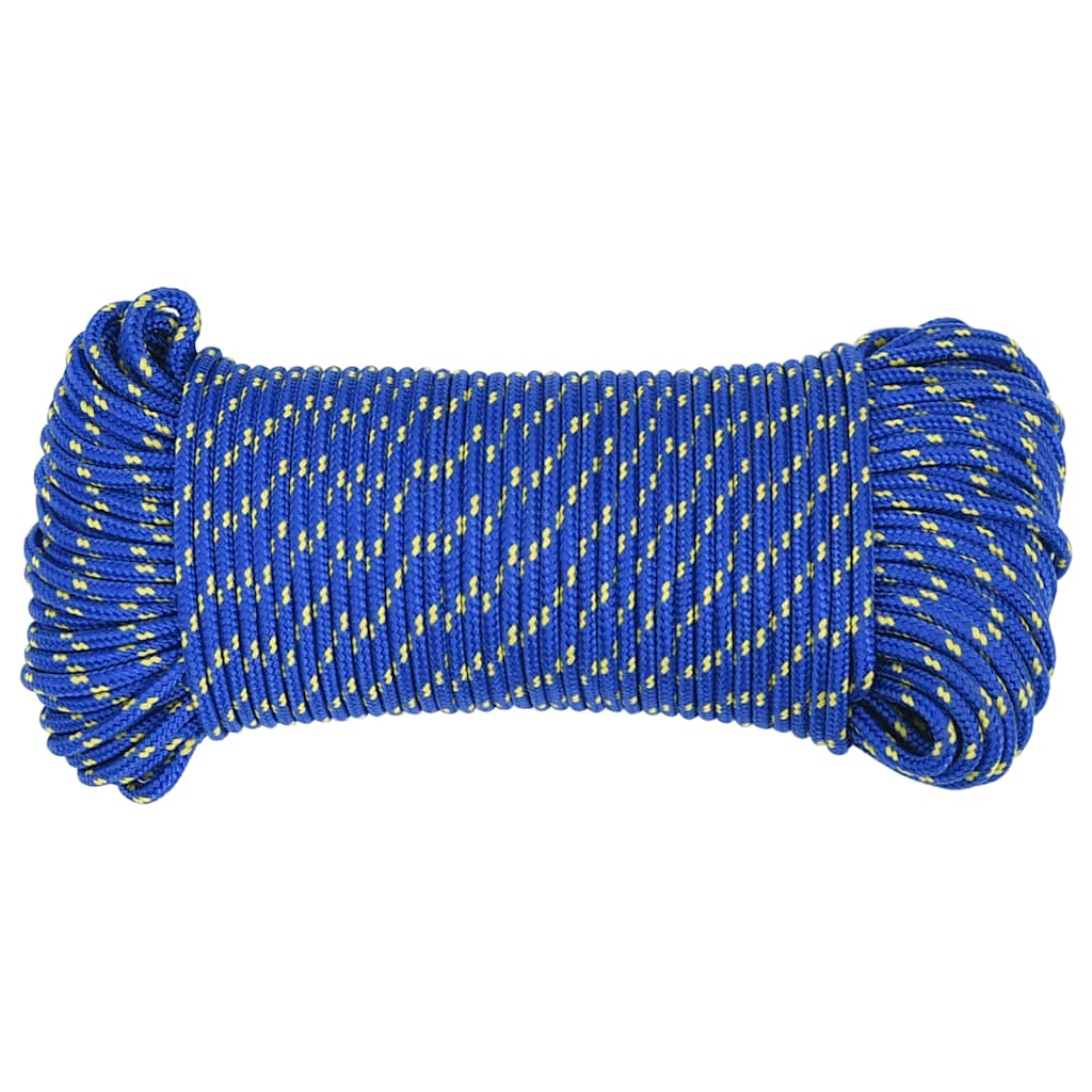 Corda de barco 4 mm 25 m polipropileno azul