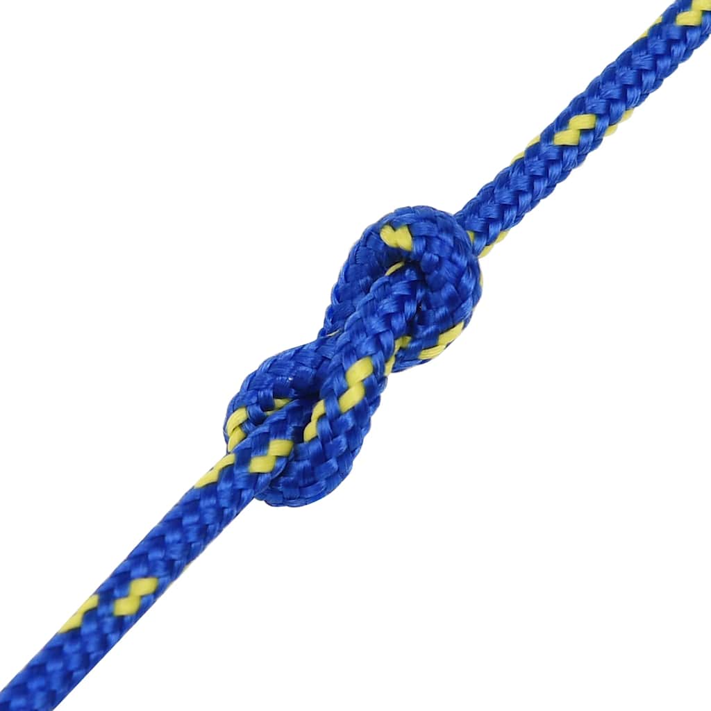Corda de barco 4 mm 25 m polipropileno azul