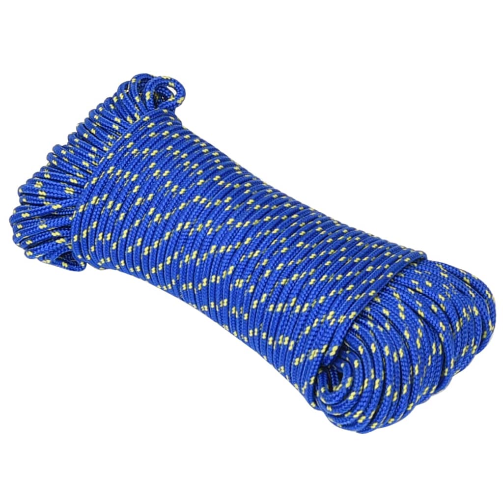 Corda de barco 5 mm 100 m polipropileno azul