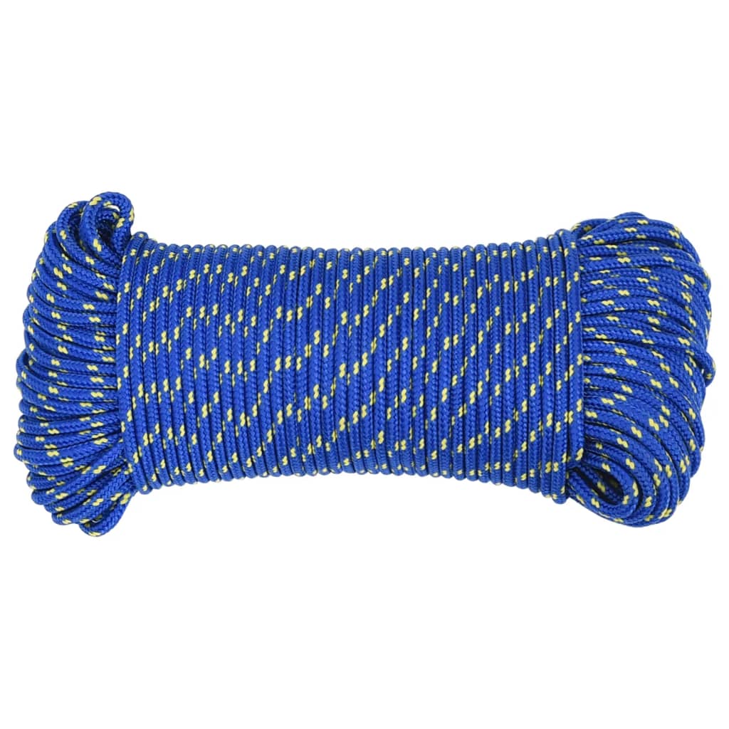 Corda de barco 5 mm 100 m polipropileno azul