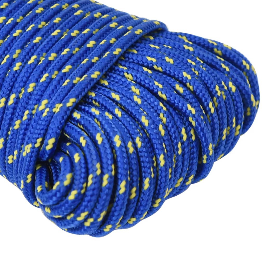 Corda de barco 5 mm 100 m polipropileno azul
