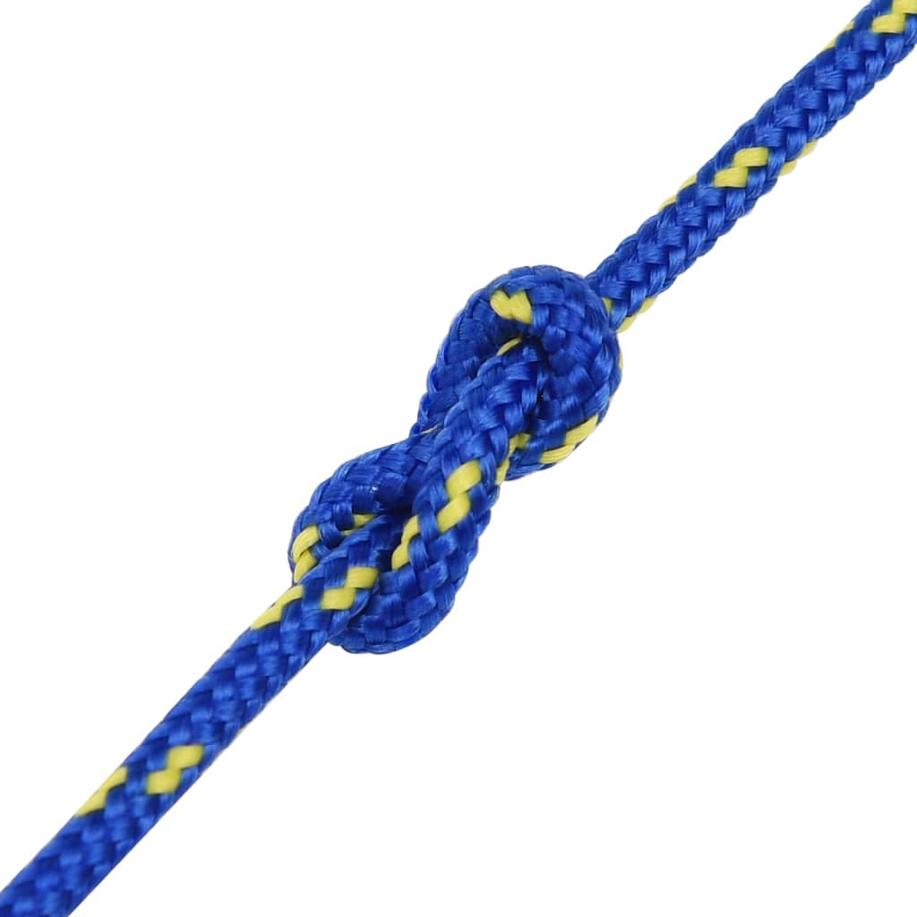 Corda de barco 5 mm 100 m polipropileno azul
