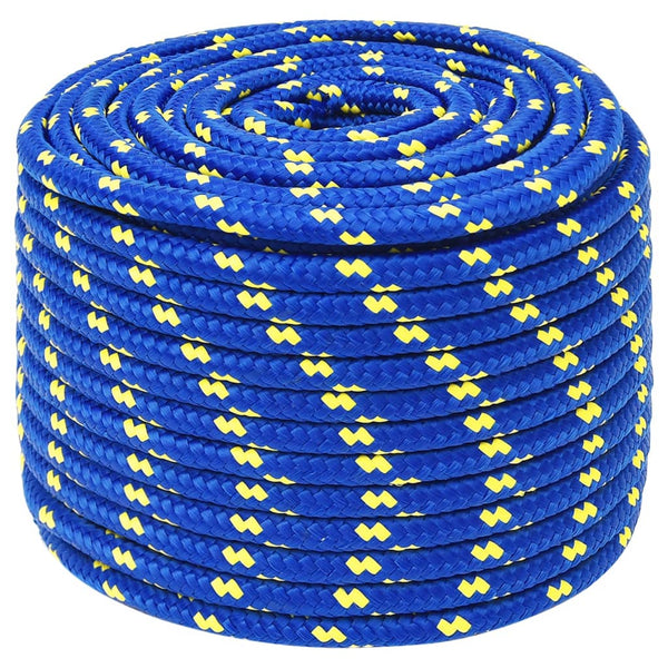 Corda de barco 12 mm 25 m polipropileno azul