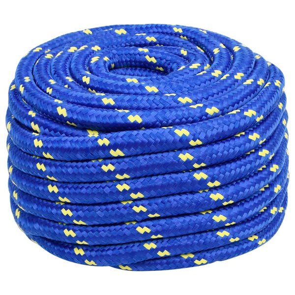 Corda de barco 20 mm 25 m polipropileno azul
