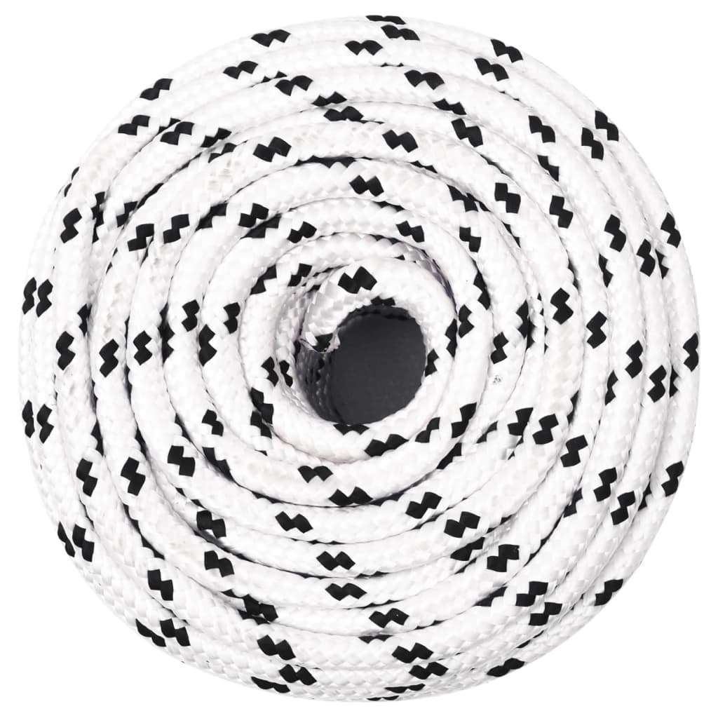 Corda de trabalho 10 mm 100 m poliéster branco