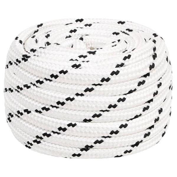 Corda de trabalho 18 mm 50 m poliéster branco
