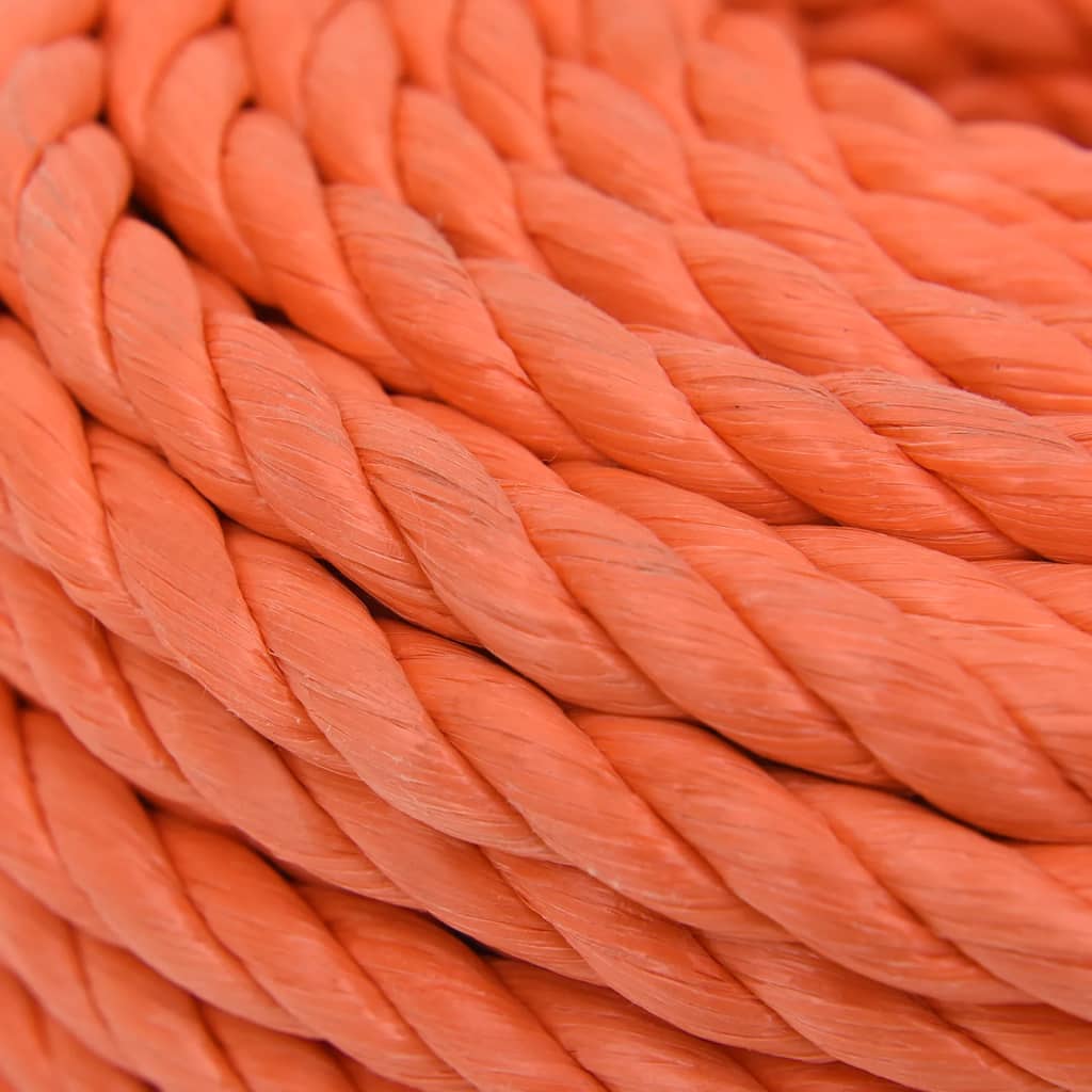 Corda de trabalho 12 mm 25 m polipropileno laranja