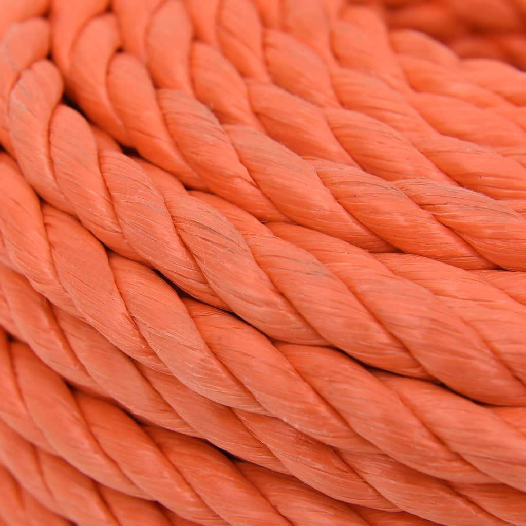 Corda de trabalho 16 mm 50 m polipropileno laranja