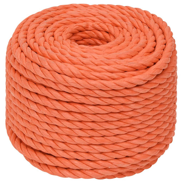 Corda de trabalho 24 mm 50 m polipropileno laranja