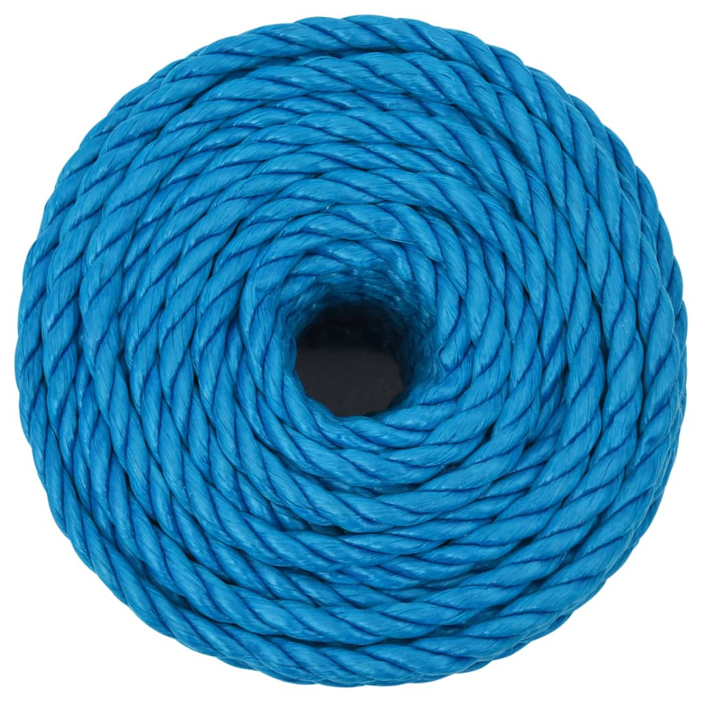 Corda de trabalho 20 mm 100 m polipropileno azul