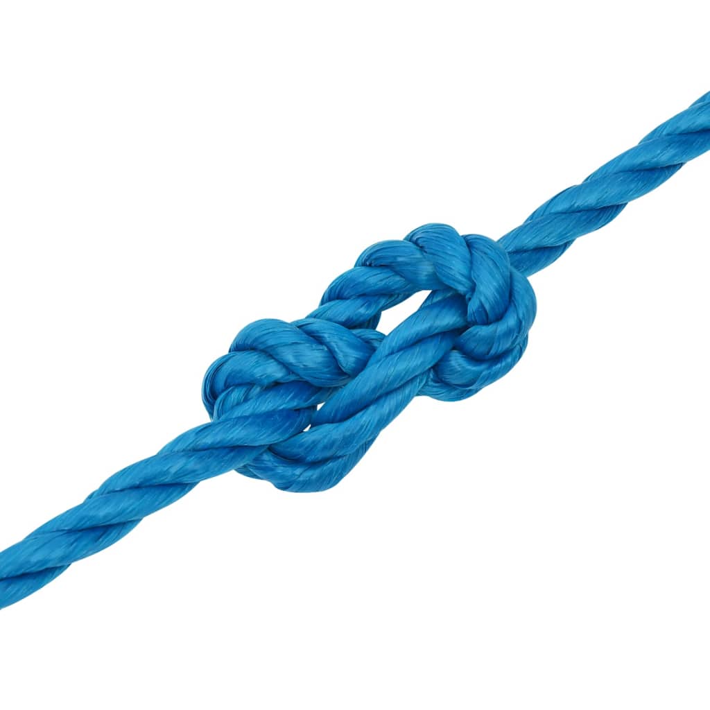 Corda de trabalho 20 mm 100 m polipropileno azul