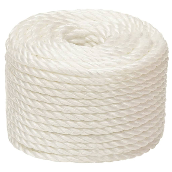 Corda de trabalho 10 mm 25 m polipropileno branco
