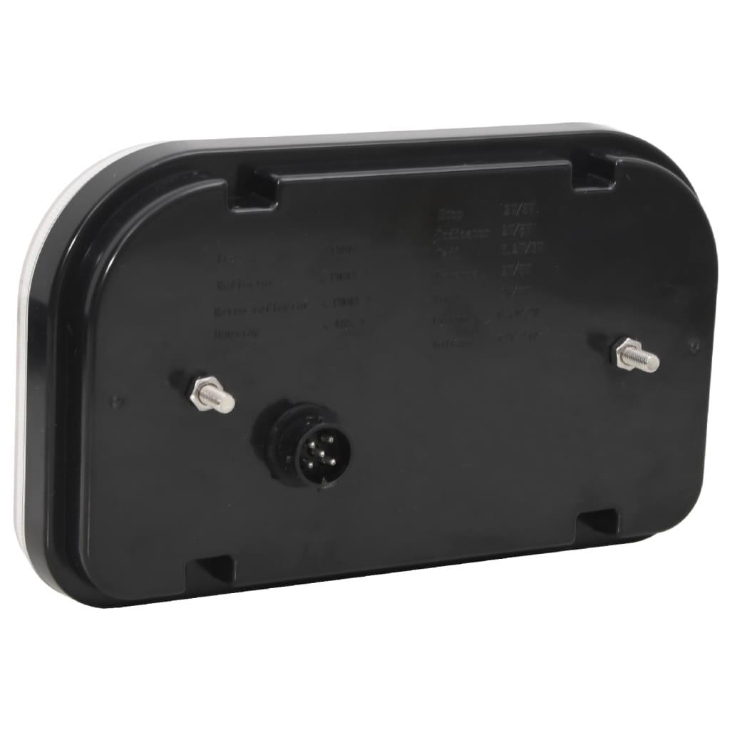 Farolins reboque 2 pcs 24x5x14,5 cm lâmpada LED 12V vermelho