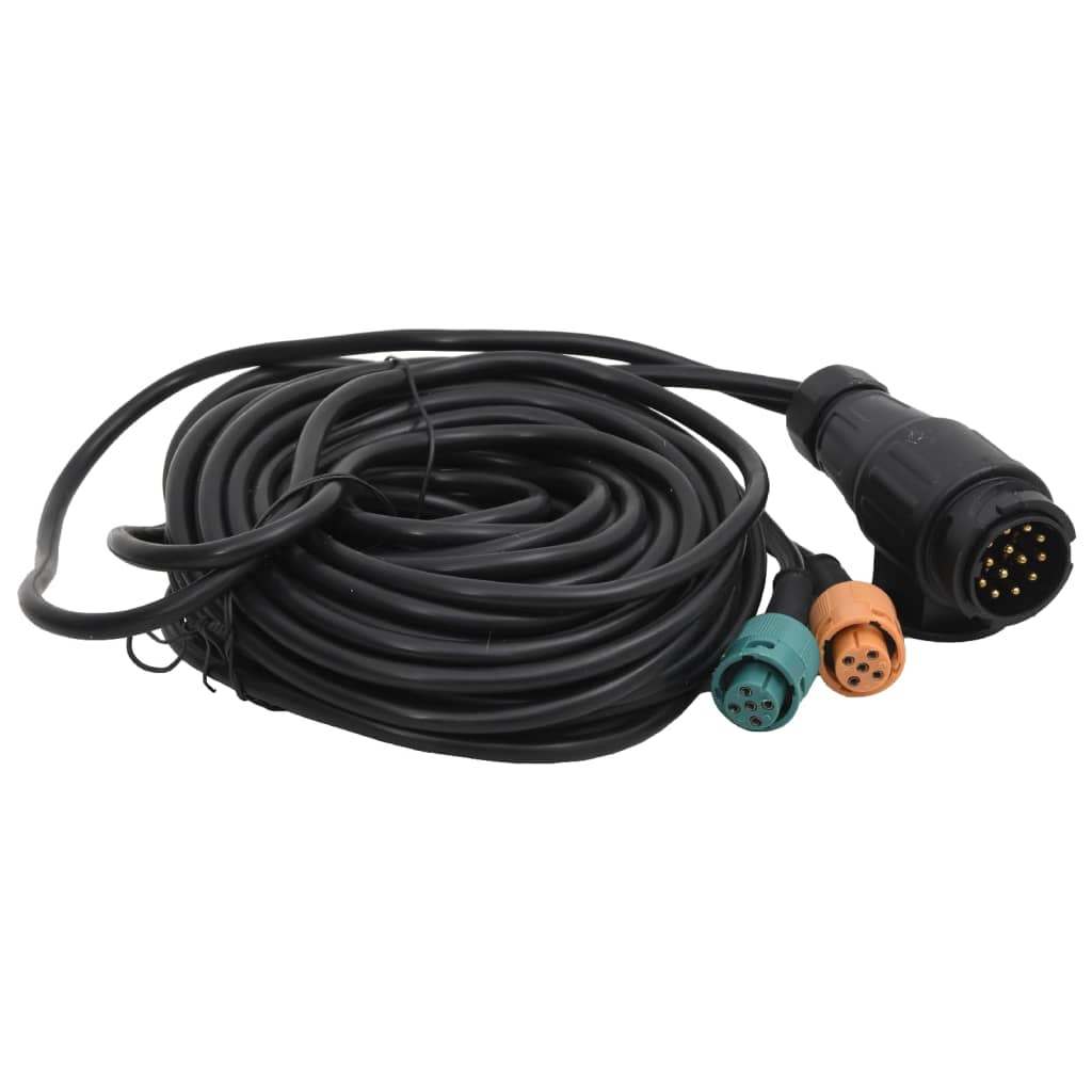 Farolins reboque 2 pcs 24x5x14,5 cm lâmpada LED 12V vermelho