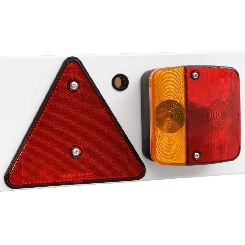 Farolim de reboque 115x7x14 cm 12 V lâmpada clássica vermelho