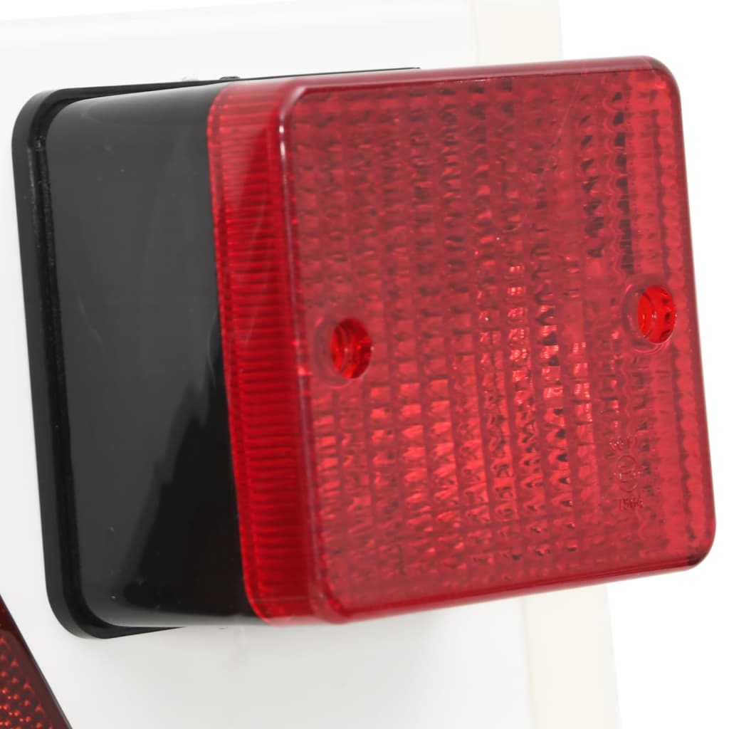 Farolim de reboque 115x7x14 cm 12 V lâmpada clássica vermelho