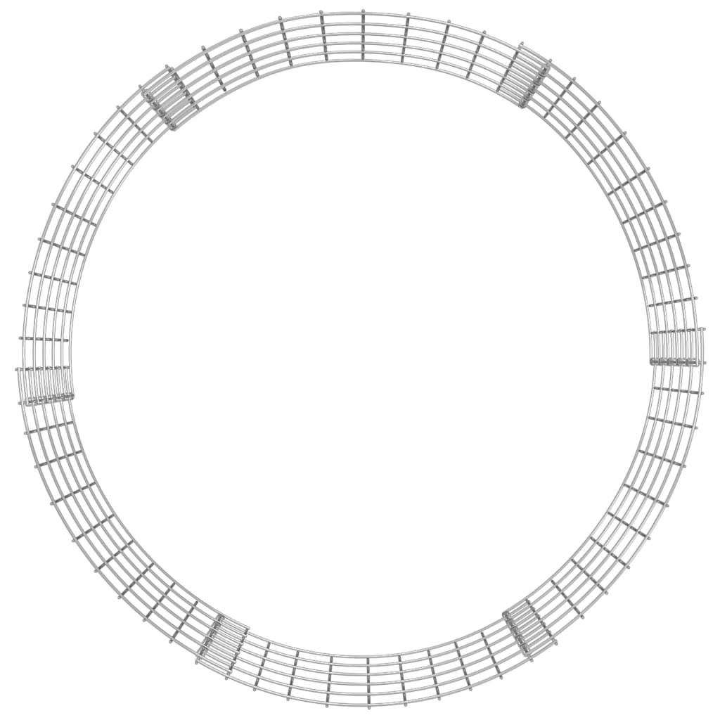 Compostor de jardim Ø100x50 cm aço galvanizado