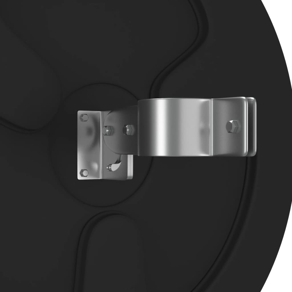 Espelho de trânsito convexo exterior Ø45 cm policarbonato preto