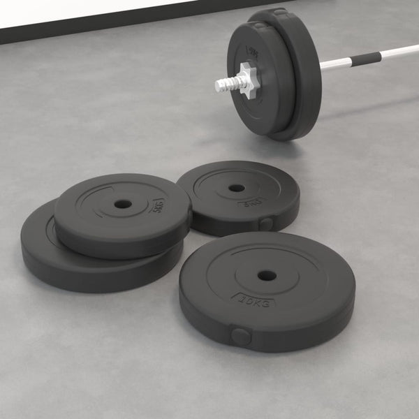 Discos de musculação 4 pcs 30 kg cimento