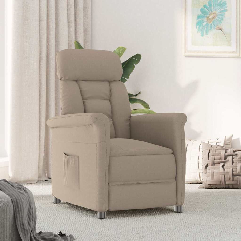 Poltrona Reclinável Taupe Cinzento-acastanhado