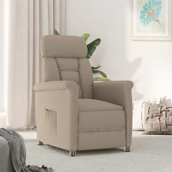 Poltrona Reclinável Taupe Cinzento-acastanhado