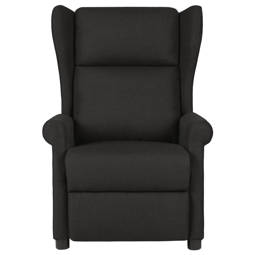 Poltrona de massagens reclinável tecido preto