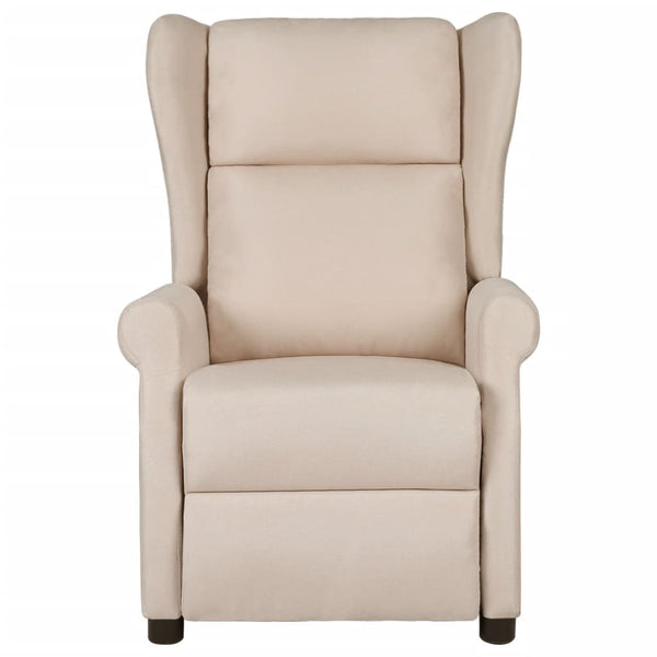 Poltrona de massagens tecido cor creme