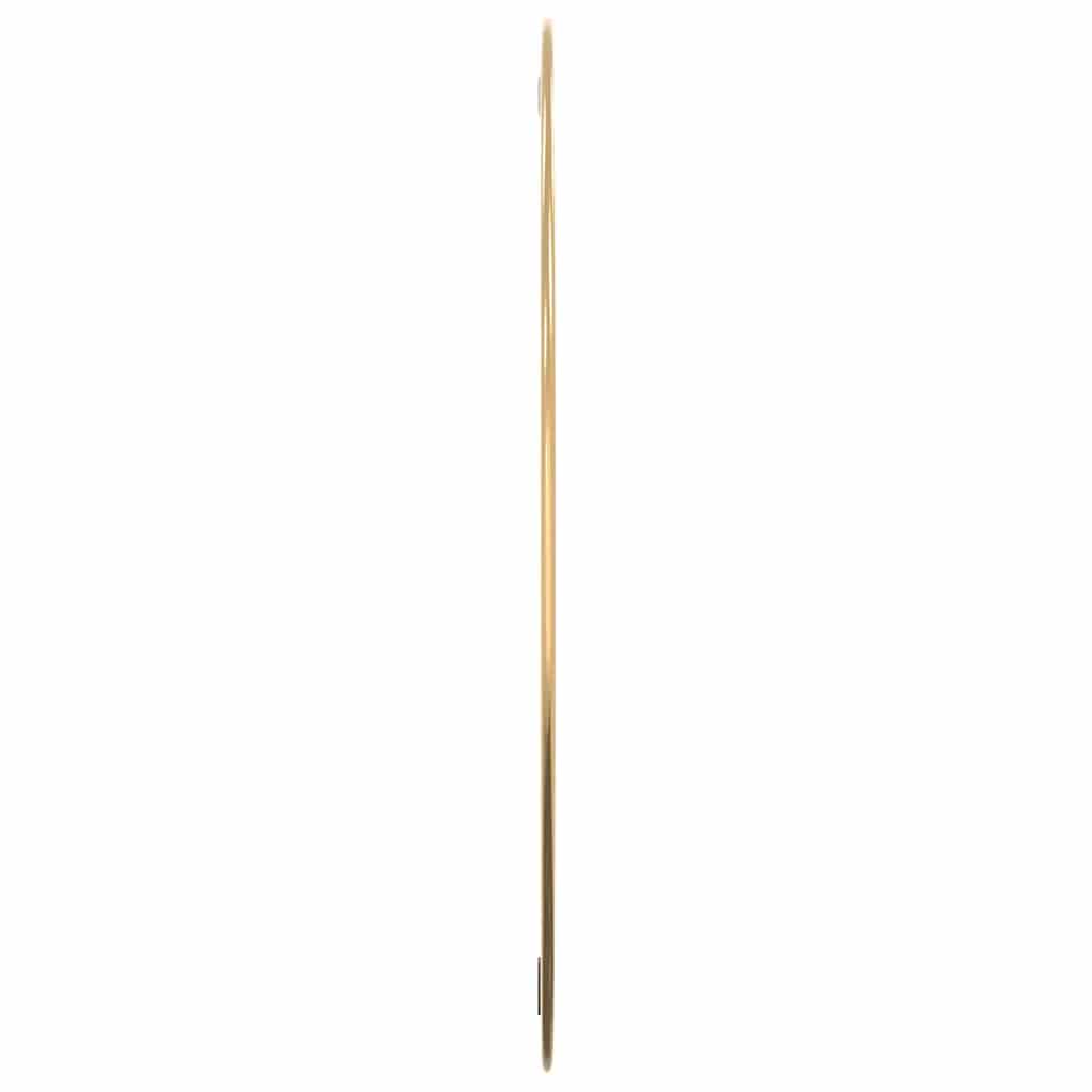 Espelho de parede redondo Ø 60 cm dourado