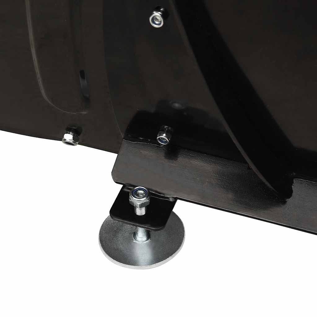 Limpa-neves para ATV 150x38 cm preto