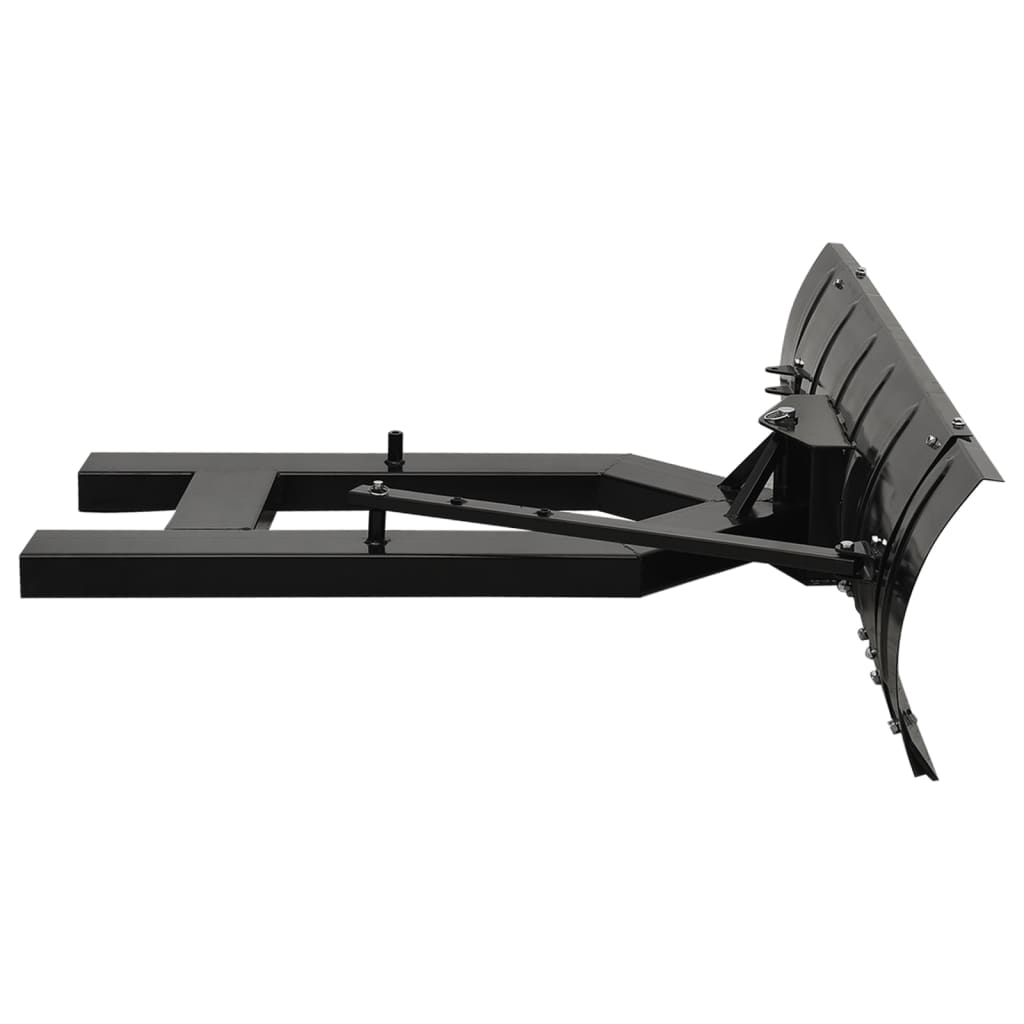 Limpa-neves para empilhador 150x38 cm preto