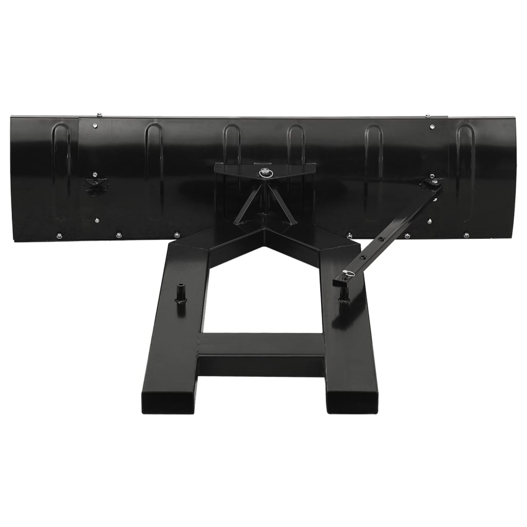 Limpa-neves para empilhador 150x38 cm preto