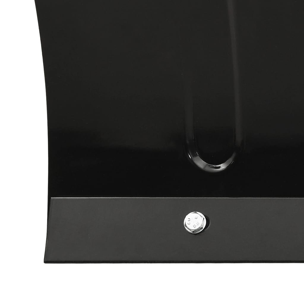 Limpa-neves para empilhador 150x38 cm preto