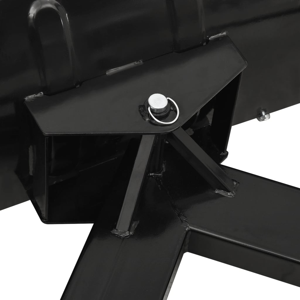 Limpa-neves para empilhador 150x38 cm preto