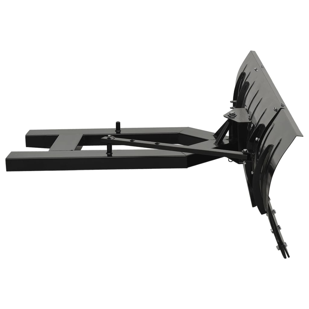 Limpa-neves para empilhador 200x48 cm preto