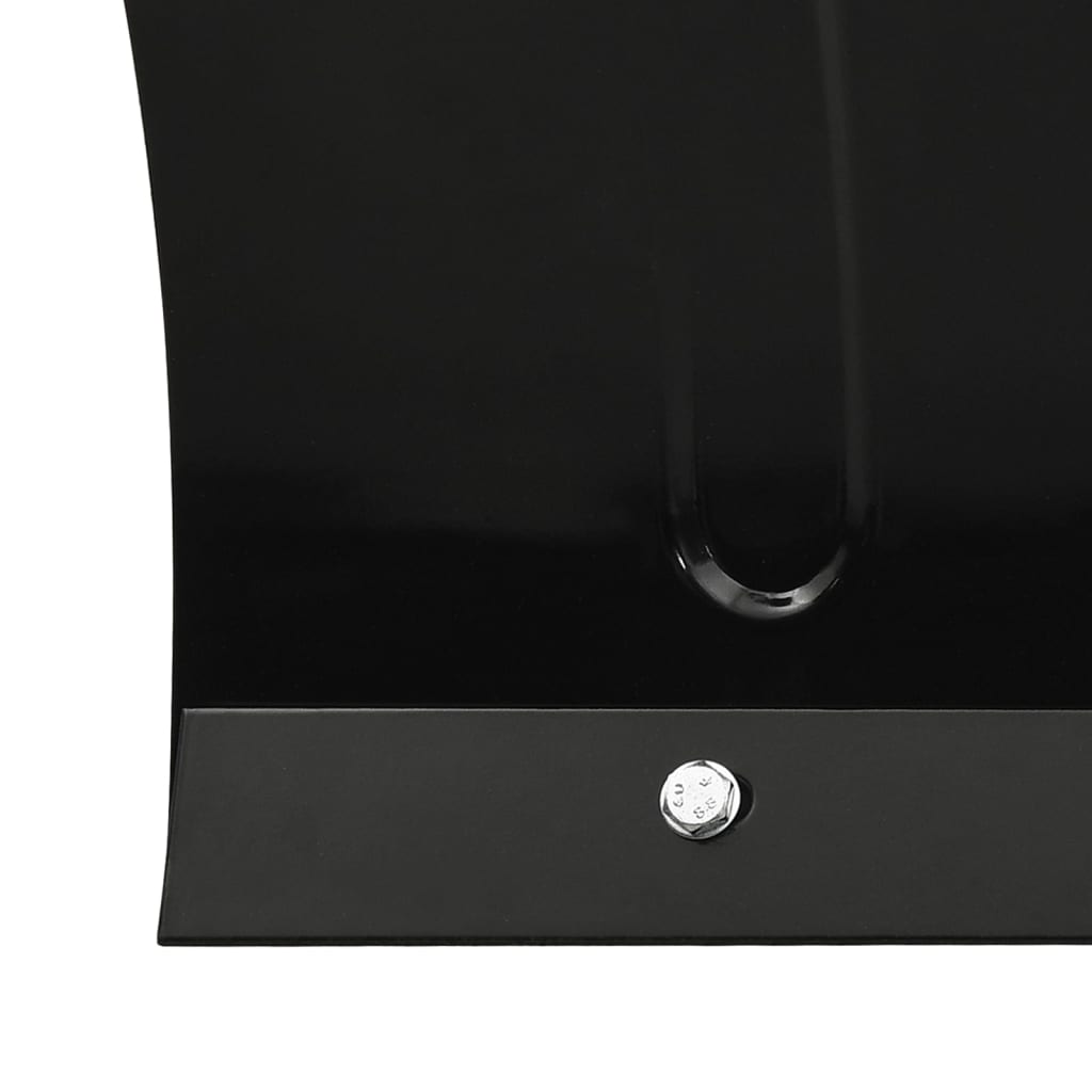 Limpa-neves para empilhador 200x48 cm preto