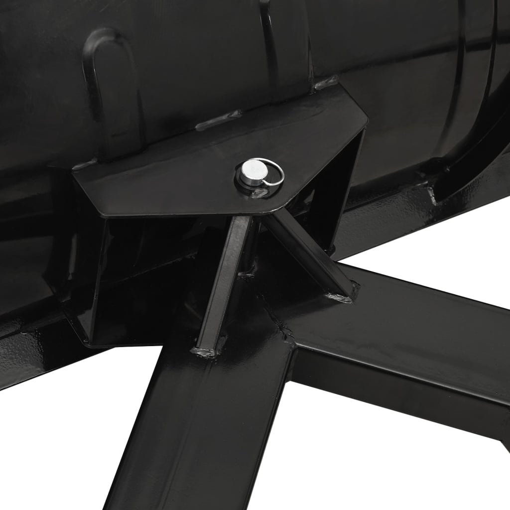 Limpa-neves para empilhador 200x48 cm preto