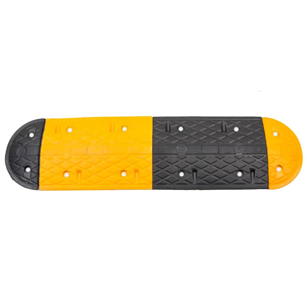 Lomba 129x32,5x4 cm borracha preto e amarelo