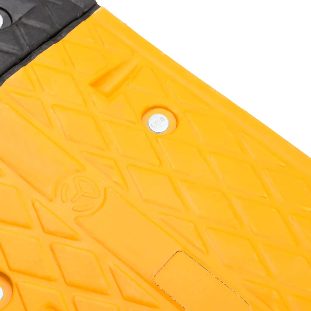 Lomba 129x32,5x4 cm borracha preto e amarelo
