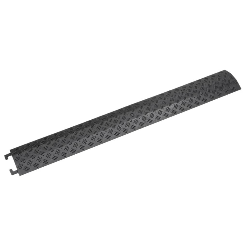 Rampas protetoras de cabos 2 pcs 98,5 cm preto