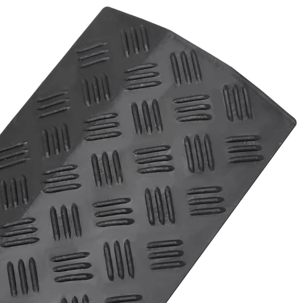 Rampas protetoras de cabos 2 pcs 98,5 cm preto