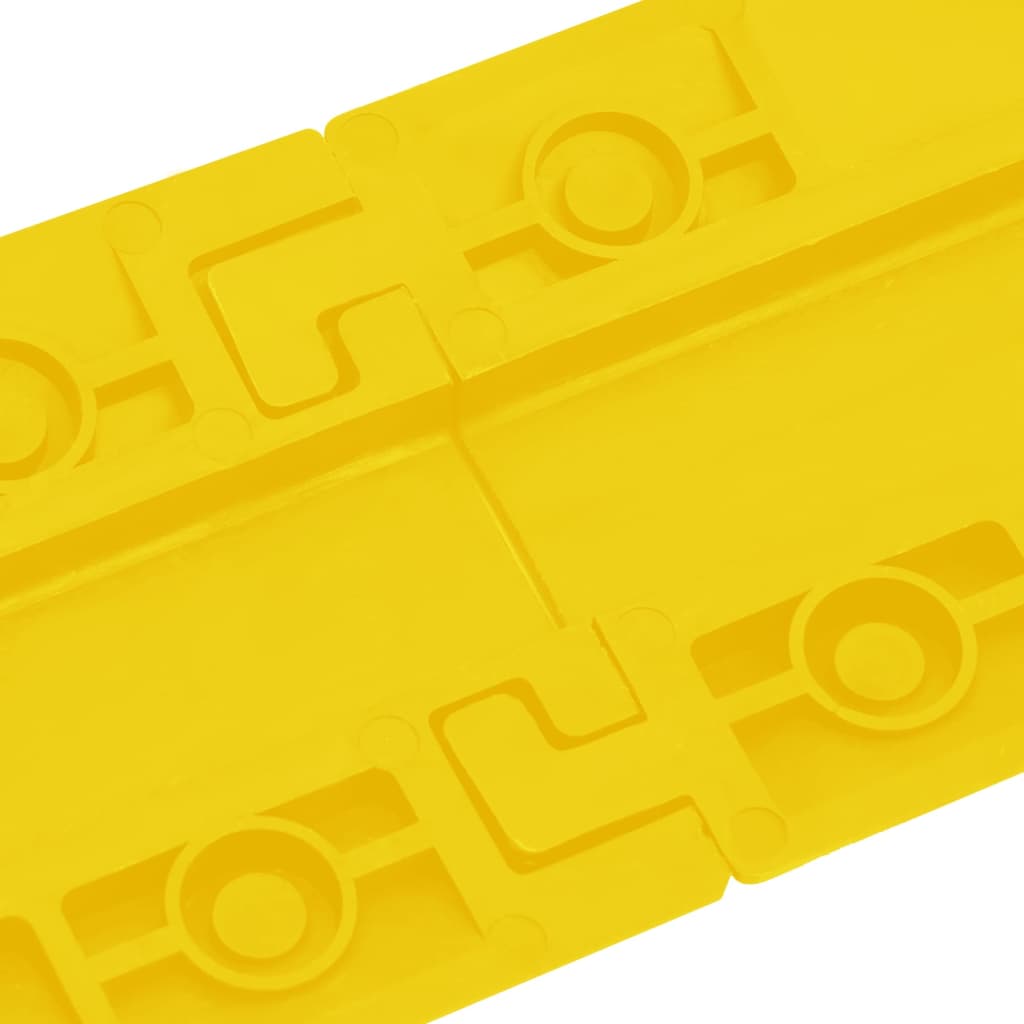 Rampas protetora de cabos 2 pcs 98,5 cm amarelo