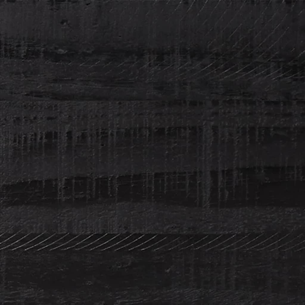 Cómoda 42x35x110 cm pinho maciço preto
