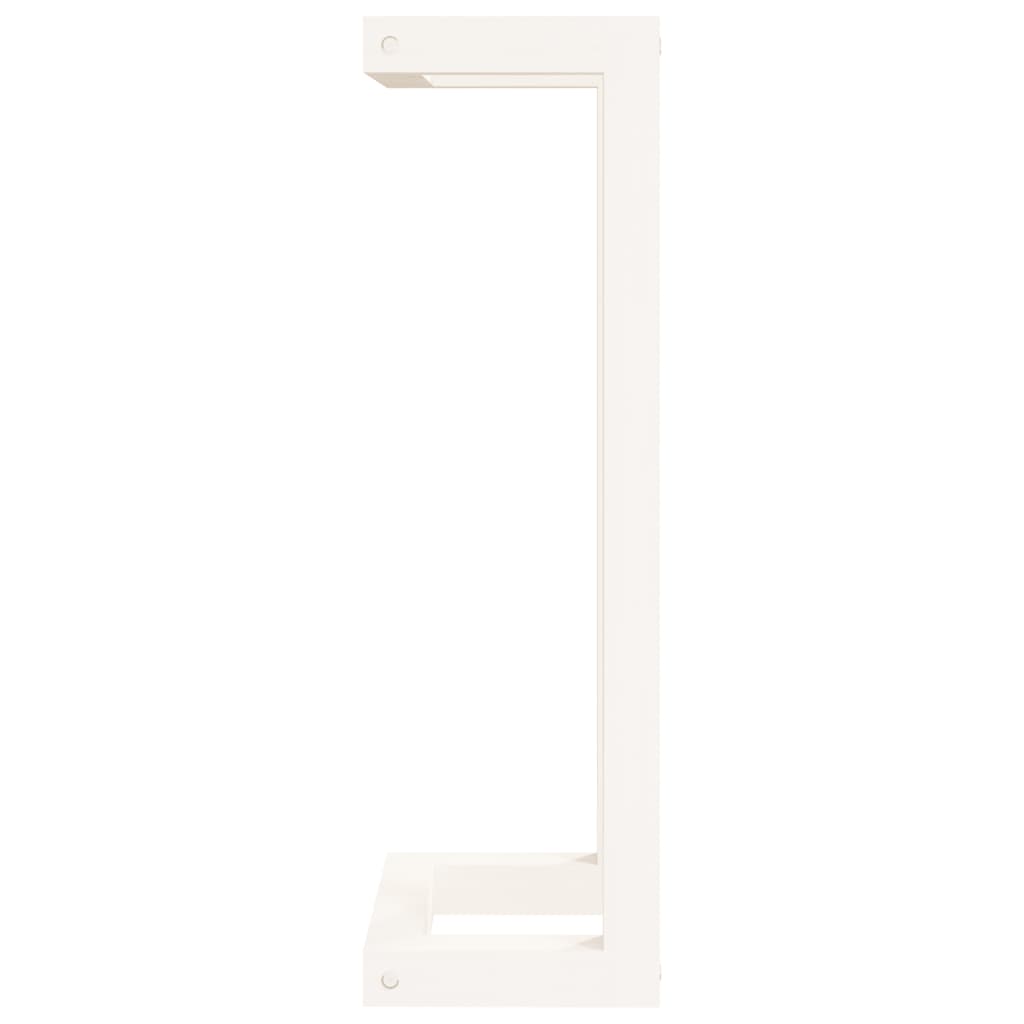 Toalheiro 23x18x60 cm pinho maciço branco