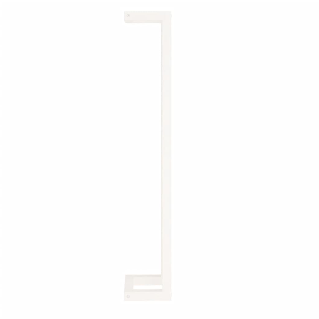 Toalheiro 23x18x110 cm pinho maciço branco